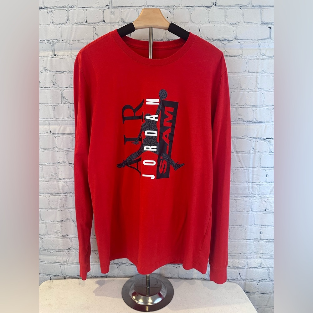 Jordan Red Standard Fit Shirt